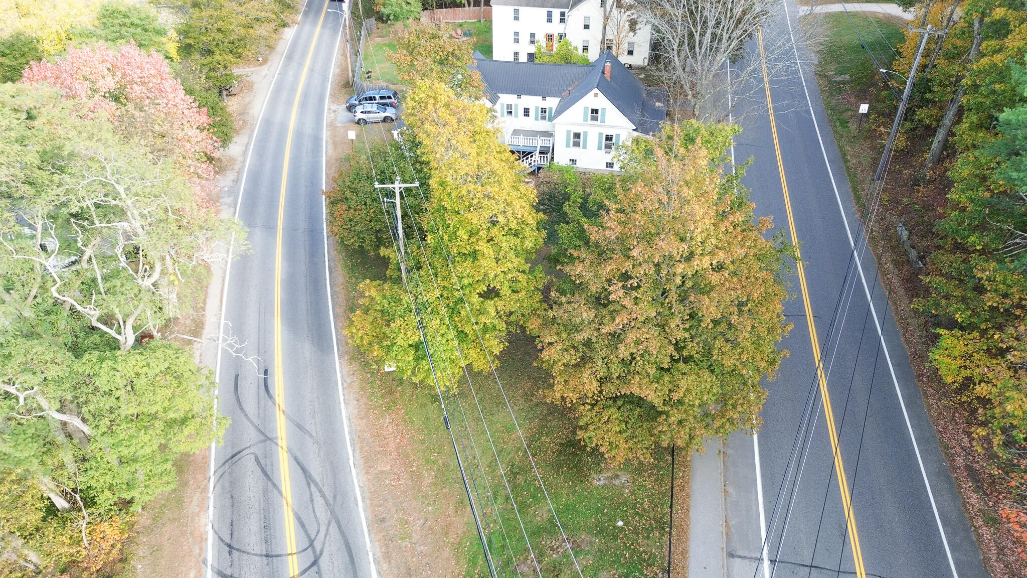 66 Main Street Cornish, ME 04020 - Photo 3 of 49 Aerial View