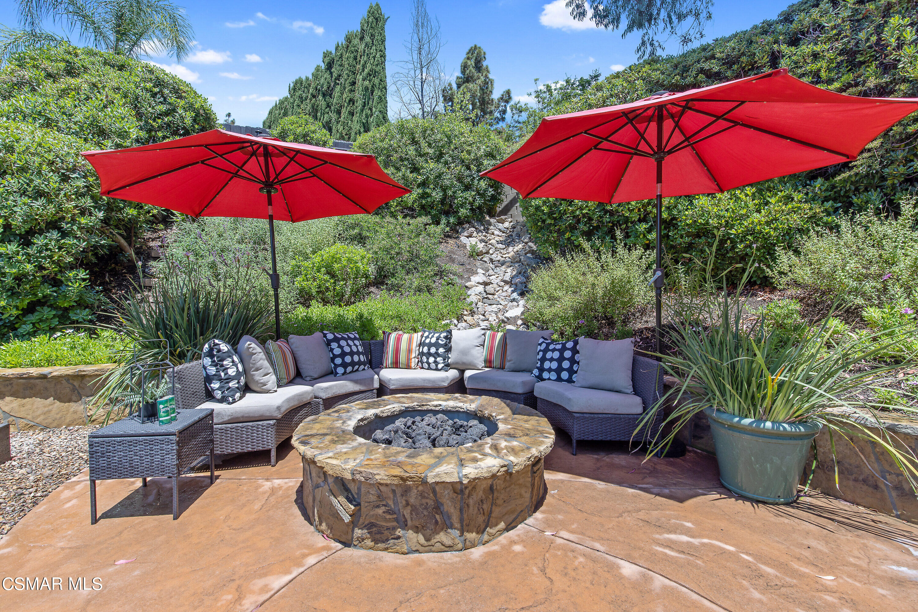 3049 Westridge Circle Thousand Oaks, CA 91360 - Photo 45 of 62 a view of a patio with furniture and wooden floor