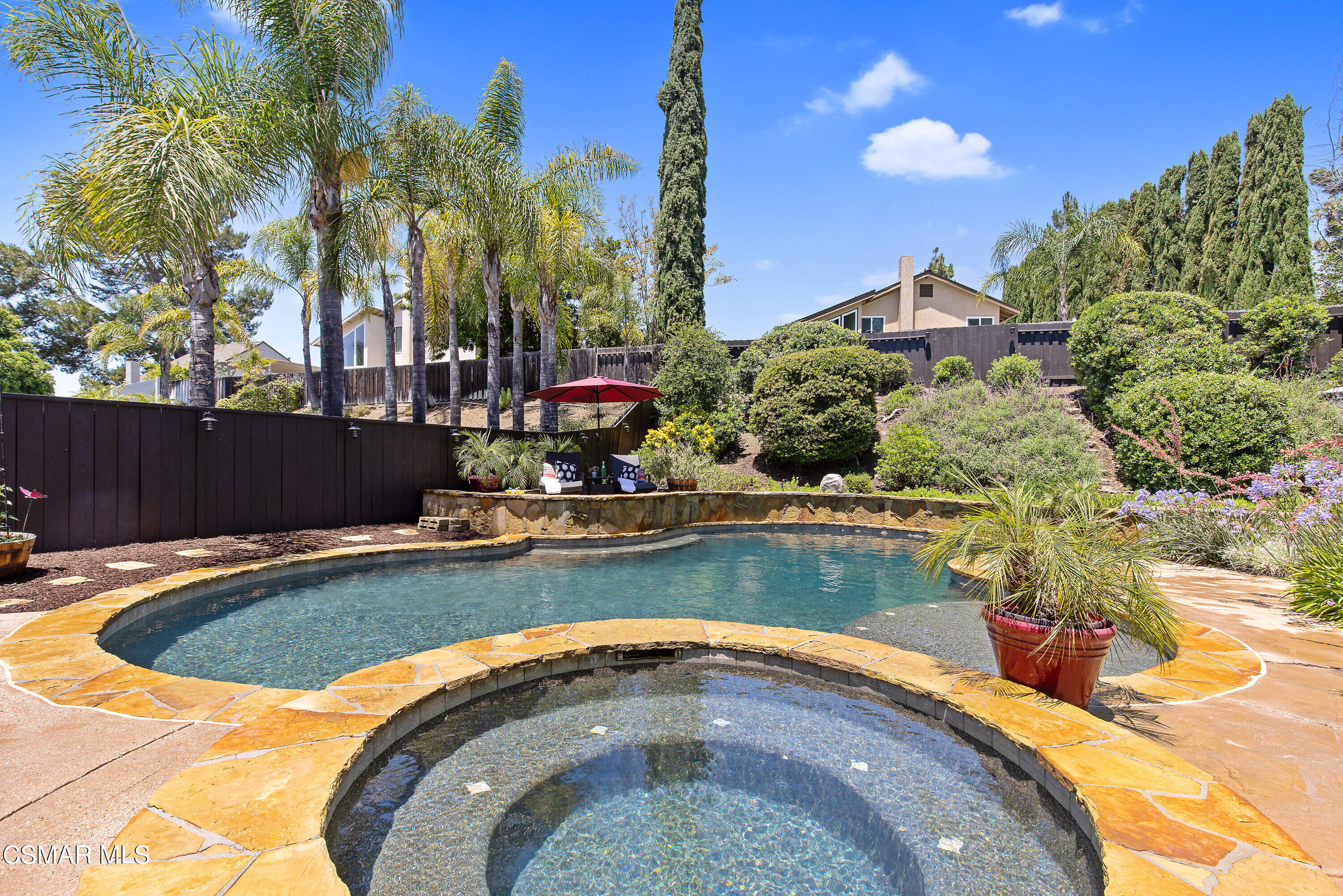 3049 Westridge Circle Thousand Oaks, CA 91360 - Photo 47 of 62 a view of a swimming pool with a patio