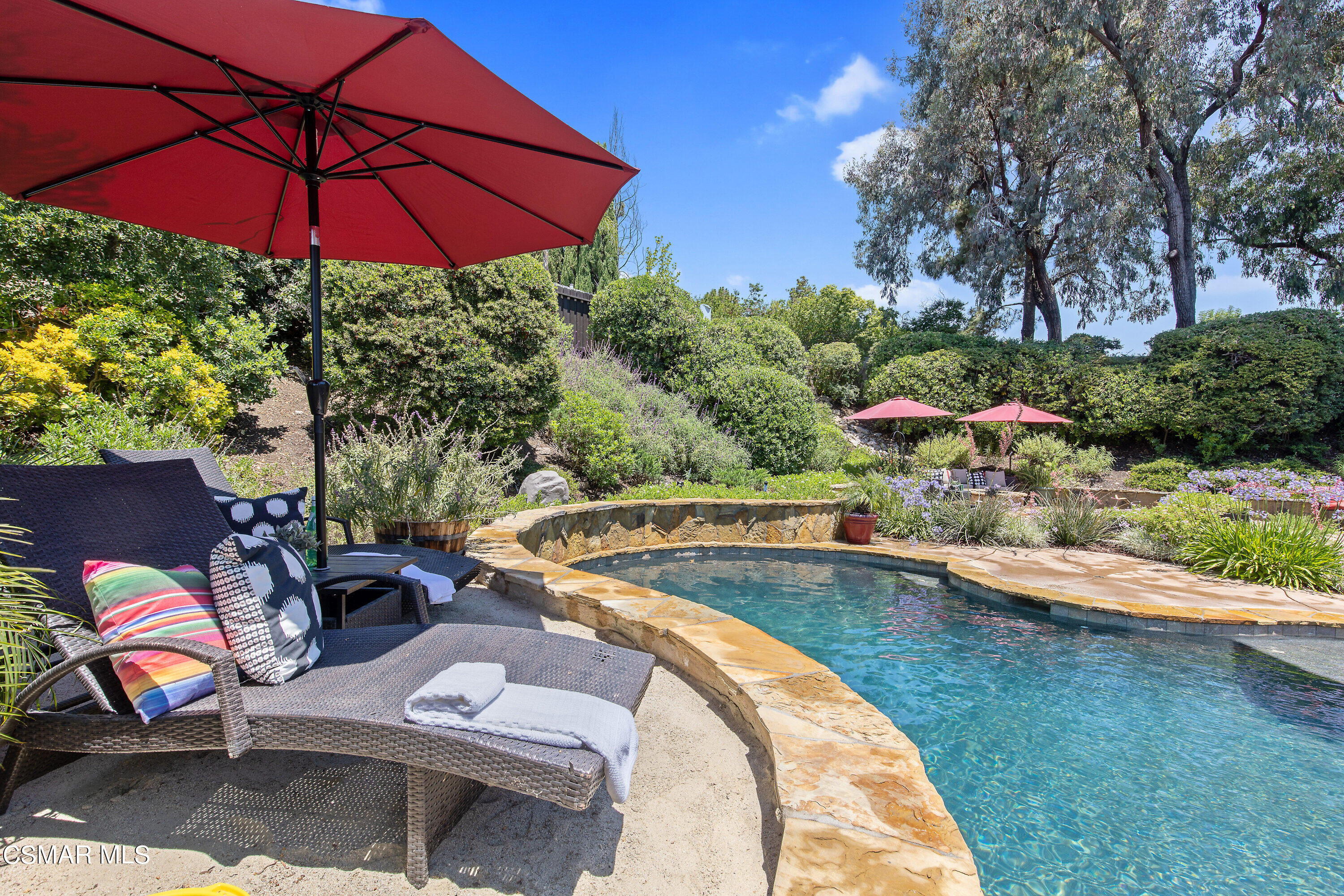 3049 Westridge Circle Thousand Oaks, CA 91360 - Photo 50 of 62 Backyard Sand Lounge