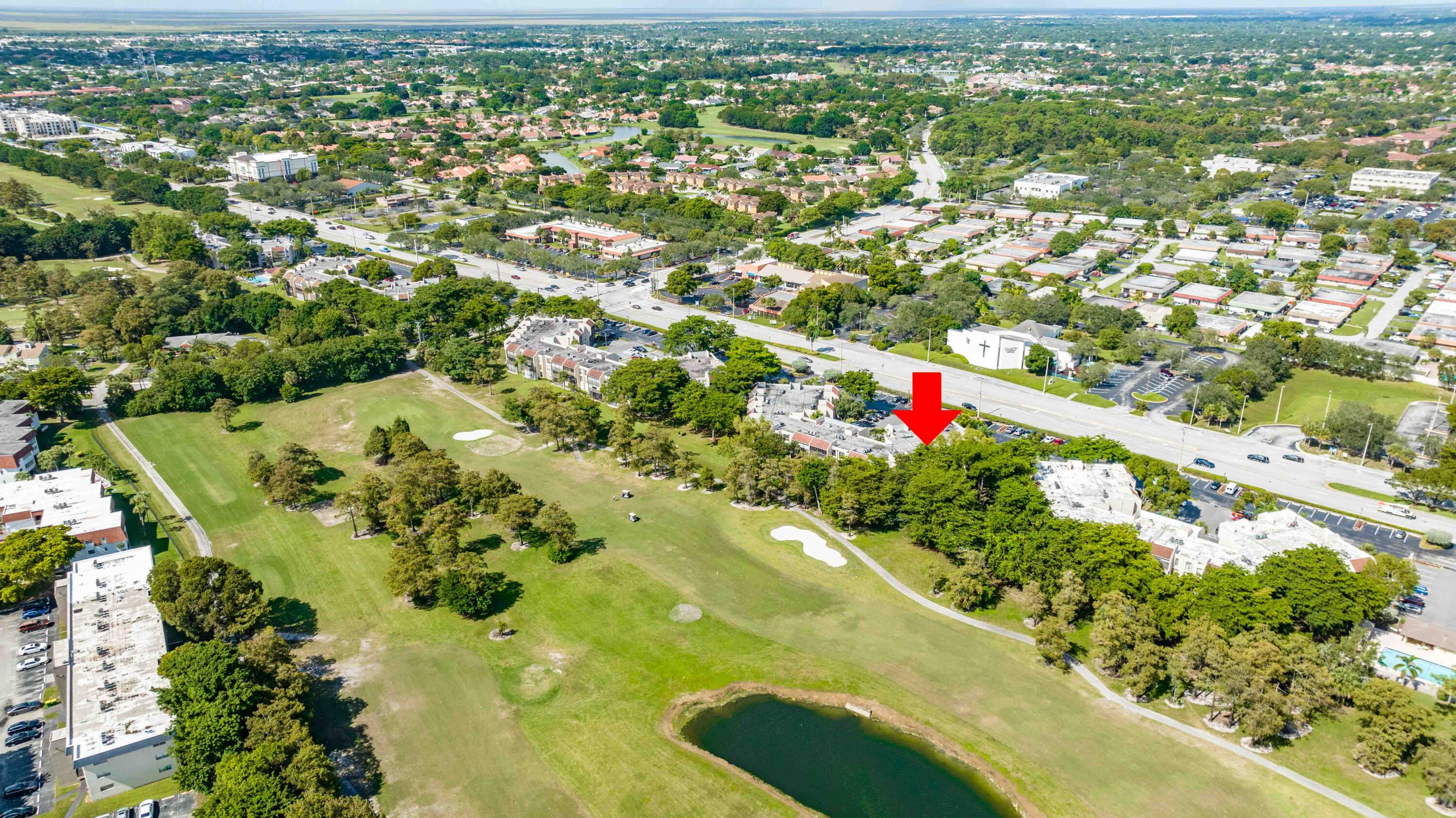 7850 West McNab Road, Unit 318 Tamarac, FL 33321 - Photo 38 of 41 Aerial Golf Course 3