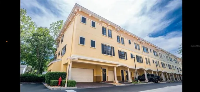 a front view of a building