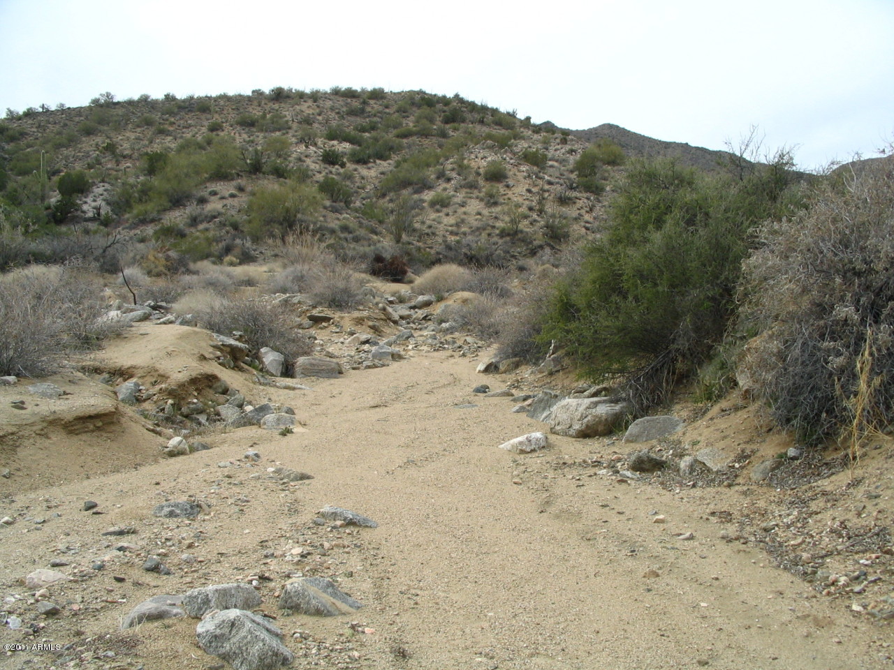 0 West Signal Road, Unit 14 Wikieup, AZ 85360 - Photo 8 of 13 wash on south end of property