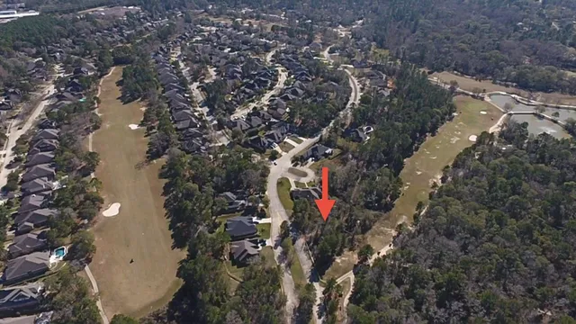 a view of a house with a yard and a forest