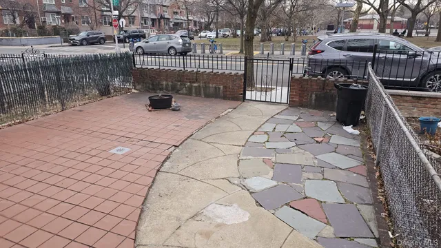 a view of a terrace with sitting area