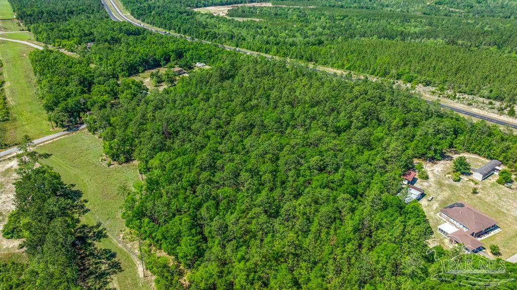 1400 Lake Heights Road Molino, FL 32577 - Photo 8 of 18 an aerial view of residential house with outdoor space and trees all around