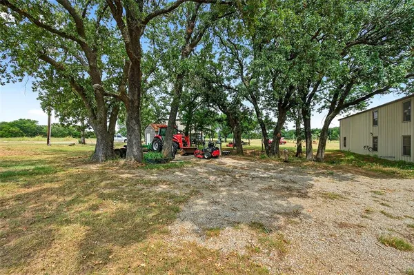 a view of outdoor space with garden