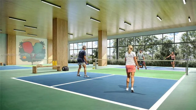 a view of a entertaining space