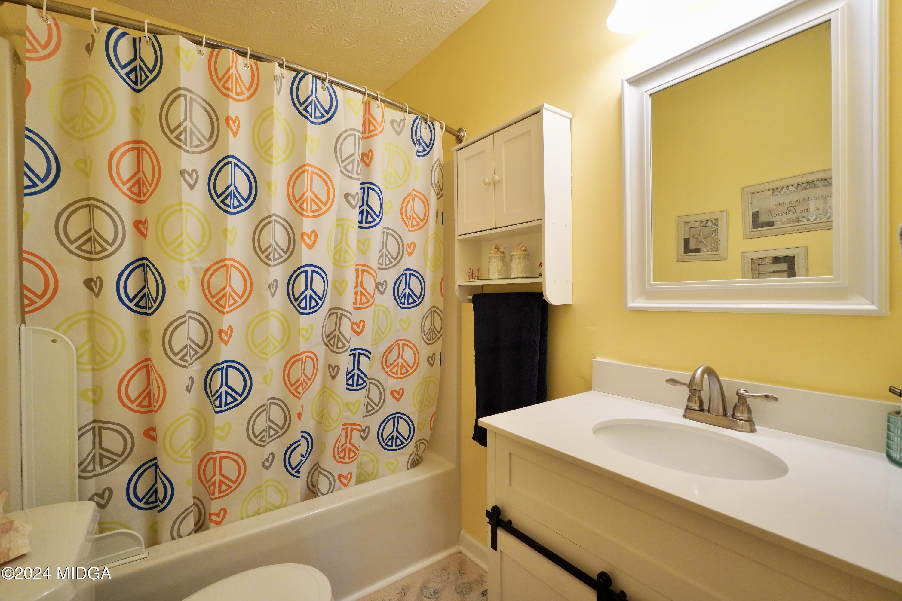 208 Brown Branch Road Locust Grove, GA 30248 - Photo 35 of 44 a bathroom with a sink and a mirror