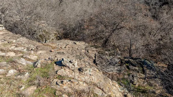 a view of a snow in a yard