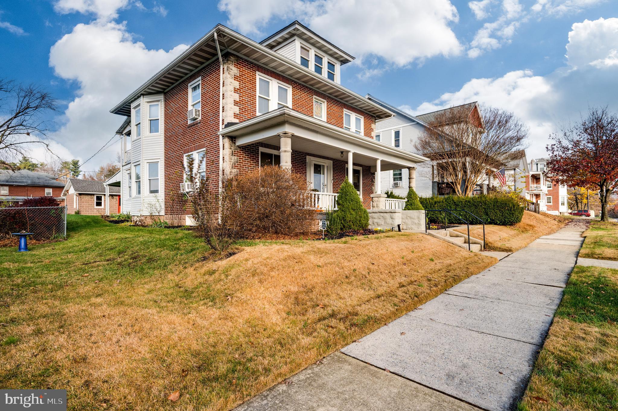 2021 Noble Street Reading, PA 19609 - Photo 3 of 54 a front view of a house with a yard