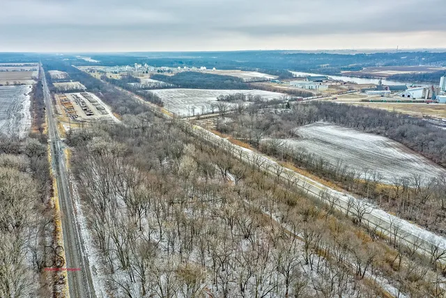 a view of a city with an ocean