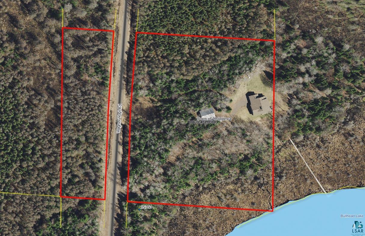 15760 Wagner Vogt Road Butternut, WI 54514 - Photo 2 of 33 Map / location with property boundaries highlighted