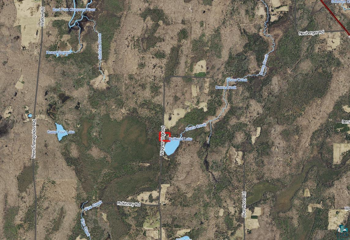 15760 Wagner Vogt Road Butternut, WI 54514 - Photo 3 of 33 Aerial map of property and surrounding area