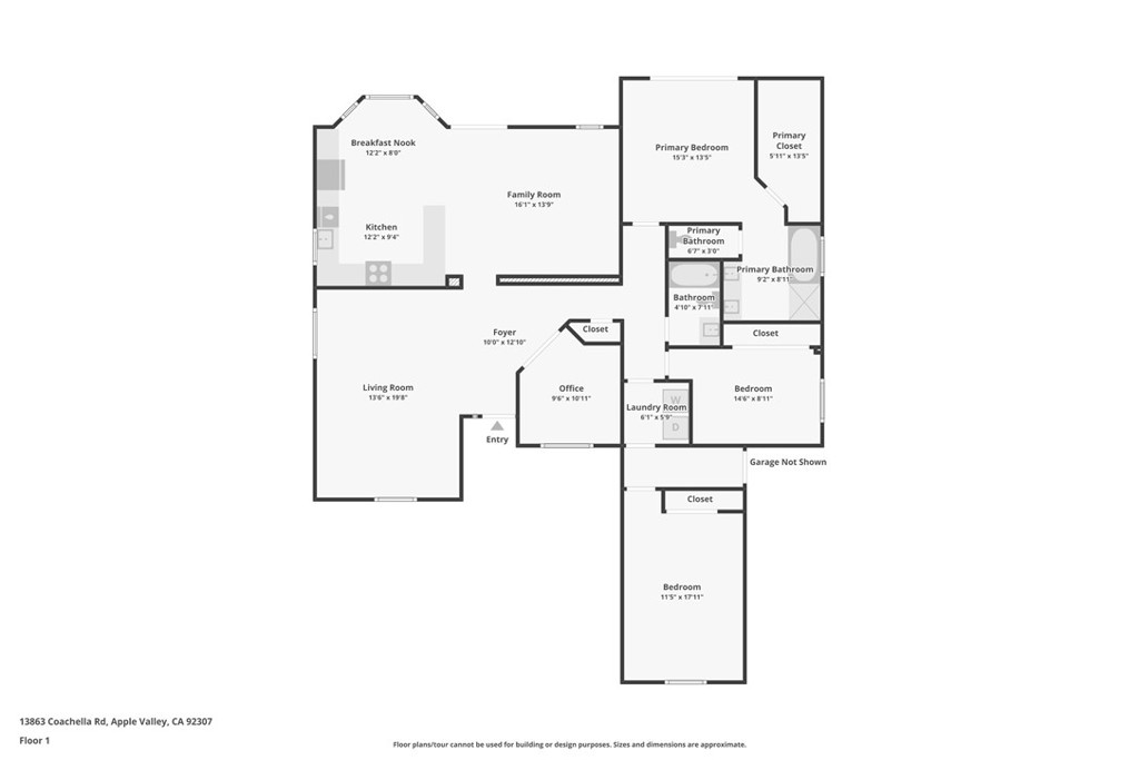 13863 Coachella Road Apple Valley, CA 92307 - Photo 53 of 53 a picture of floor plan