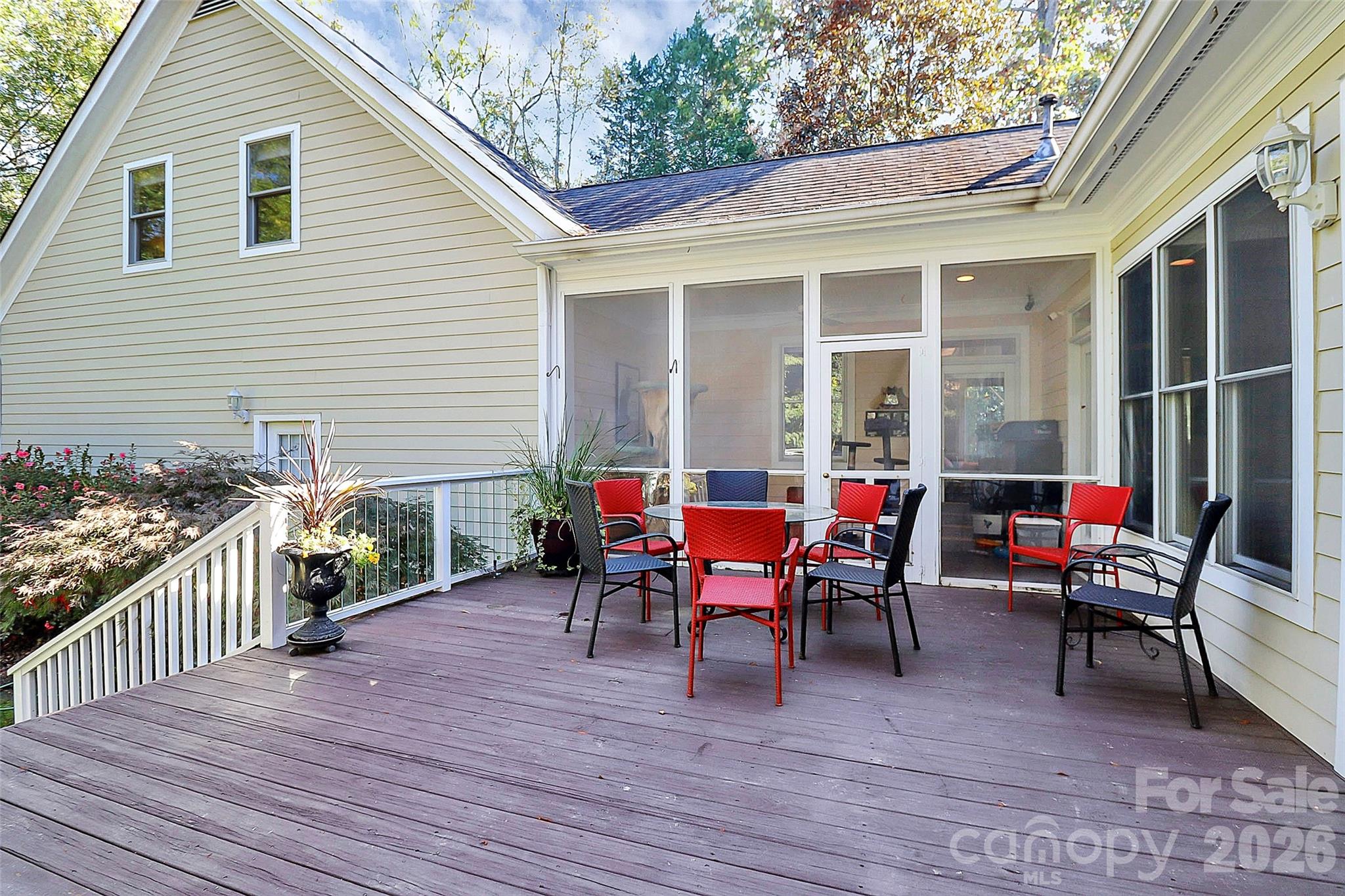 304 South Canterbury Road Charlotte, NC 28211 - Photo 39 of 39 a view of a house with a patio and wooden flooring