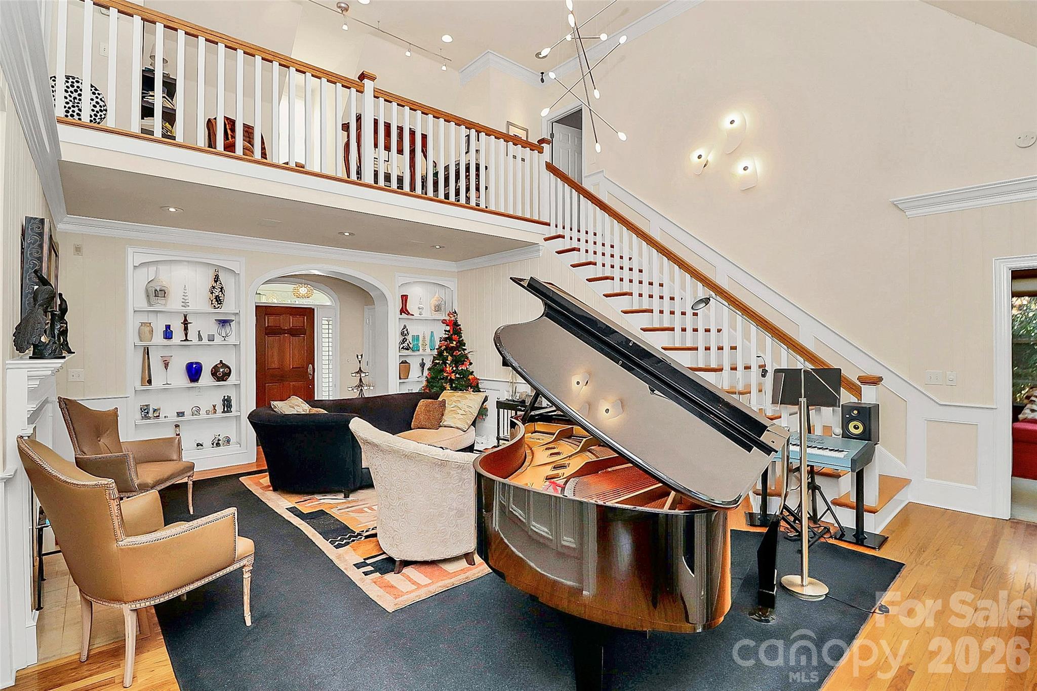 304 South Canterbury Road Charlotte, NC 28211 - Photo 4 of 39 a living room with furniture and a large window