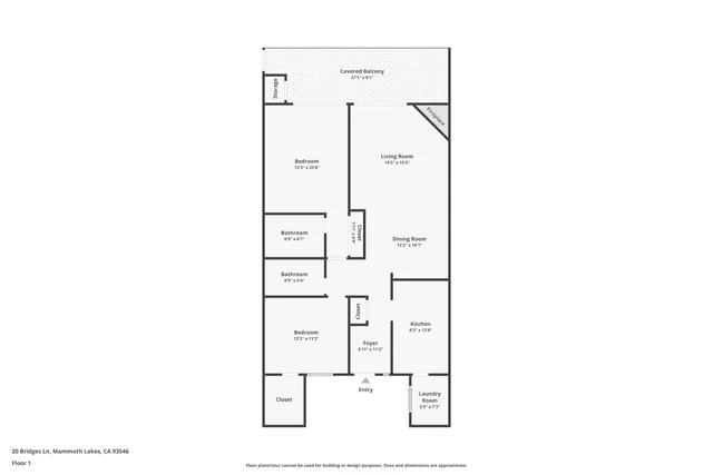 $899,000 | 20 Bridges Lane, Unit 105, Mammoth Lakes, CA 93546