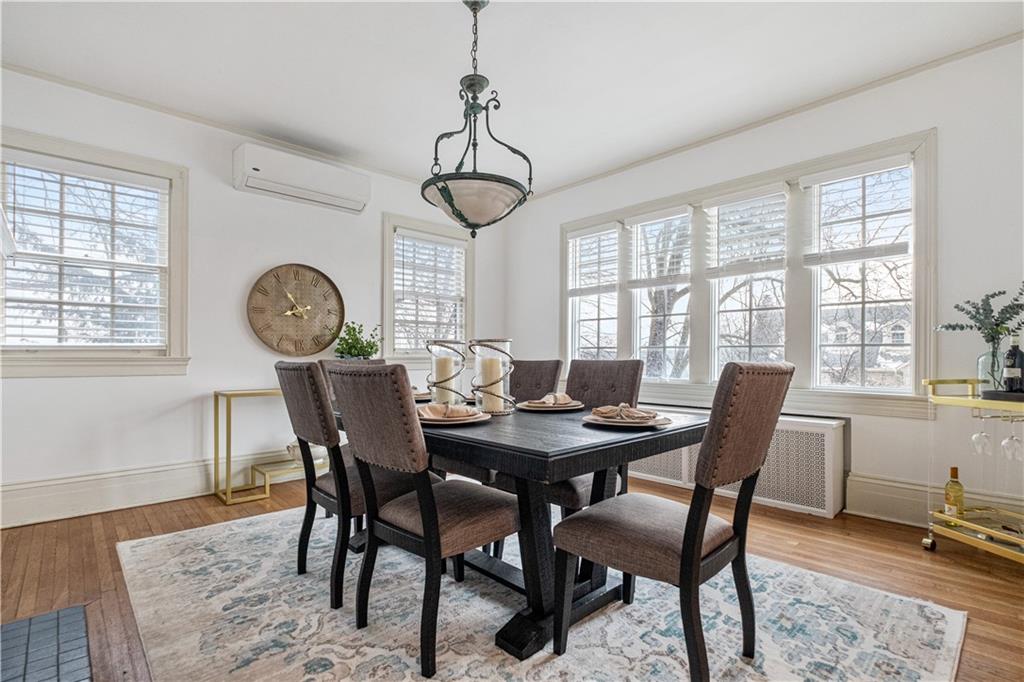 4305 Centre Pittsburgh, PA 15213 - Photo 13 of 47 a view of a dining room with furniture window and wooden floor