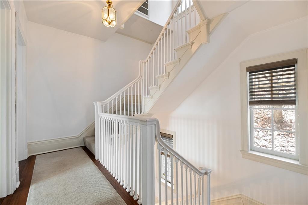 4305 Centre Pittsburgh, PA 15213 - Photo 37 of 47 a view of staircase with railing and a window