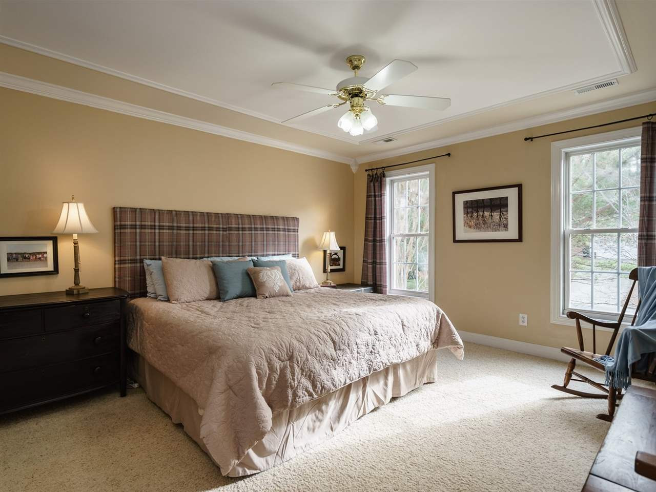1105 Patterson Grove Road Apex, NC 27502 - Photo 12 of 25 The spacious master suite is located on the 2nd floor and it has carpeting. Master Suite