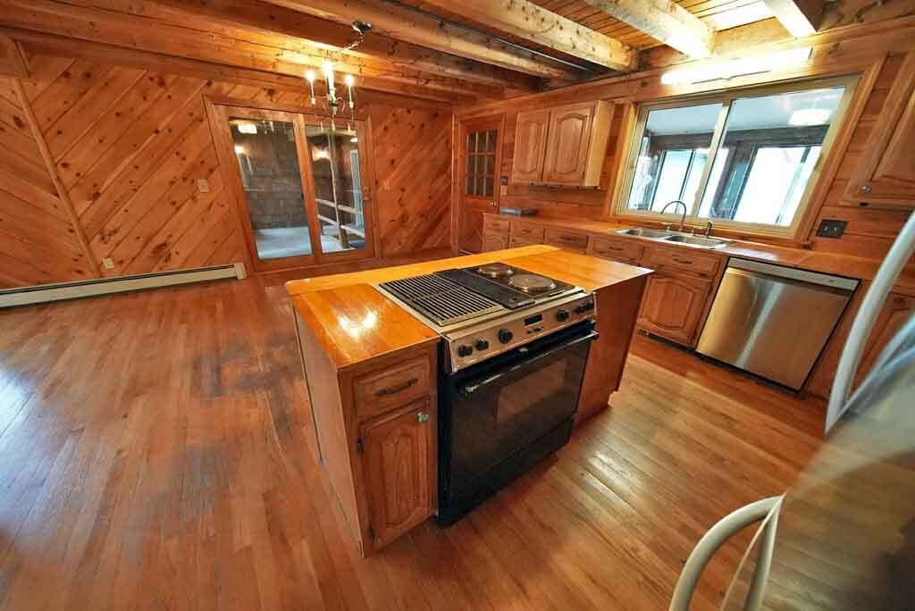 808 Skedgell Road Orient, ME 04471 - Photo 9 of 100 kitchen-oak-cabinets-island
