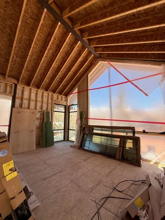 a view of outdoor space with seating area