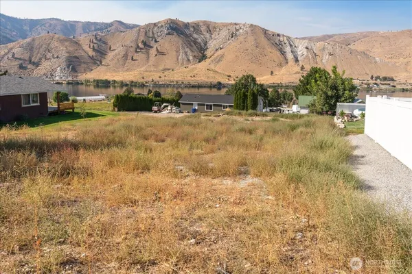 a view of outdoor space with mountain view