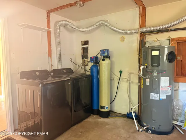 a view of a backyard with a deck