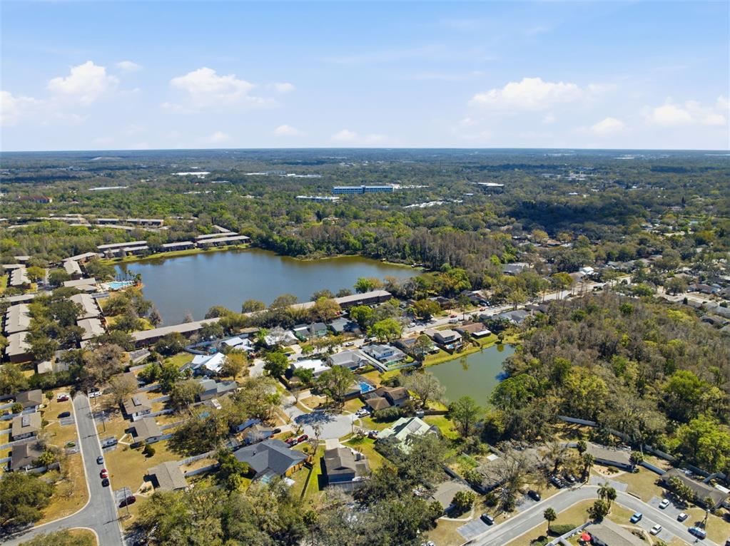12935 Rain Forest Street Temple Terrace, FL 33617 - Photo 48 of 51 an aerial view of residential building with outdoor space