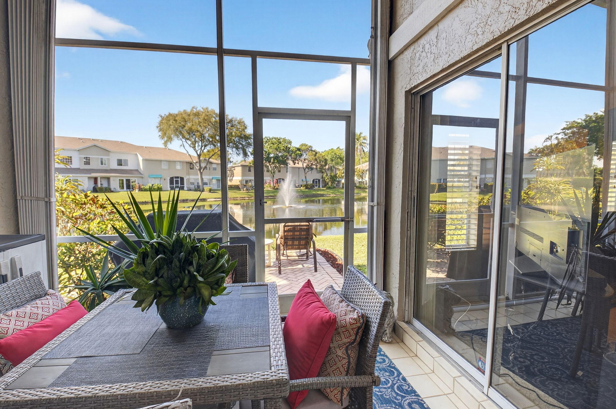 9064 Boca Gardens Parkway, Unit B Boca Raton, FL 33496 - Photo 31 of 41 SCREENED PATIO
