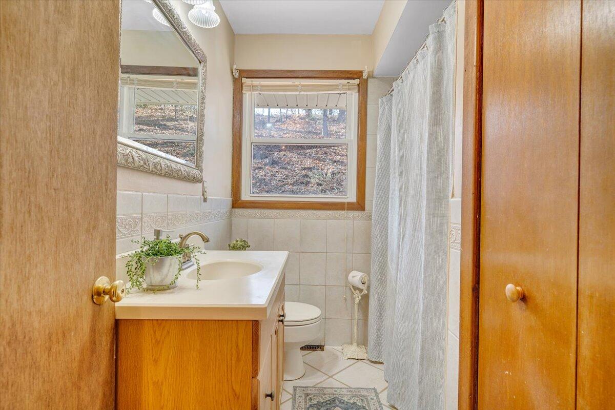 4151 Givens Road Salem, VA 24153 - Photo 25 of 45 a bathroom with a sink a toilet and shower