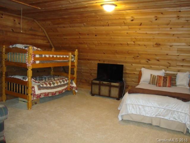 249 Nottingham Road, Unit 10 Maggie Valley, NC 28751 - Photo 16 of 24 a bedroom with furniture and a fireplace