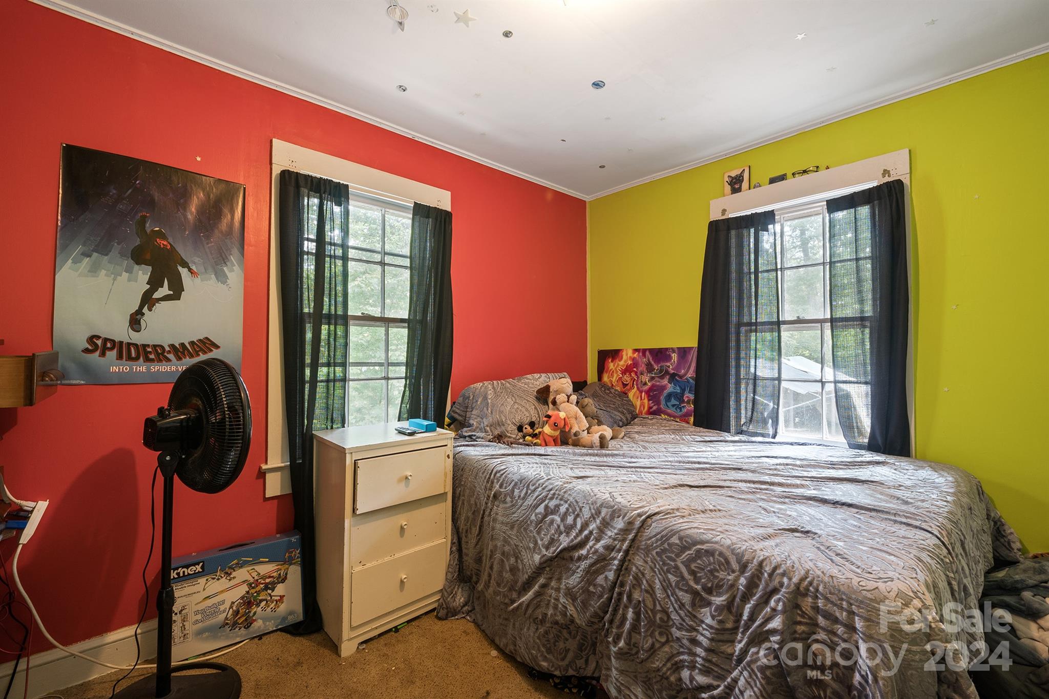 2711 Ellerwood Road Hudson, NC 28638 - Photo 17 of 19 a bedroom with a bed and wooden floor