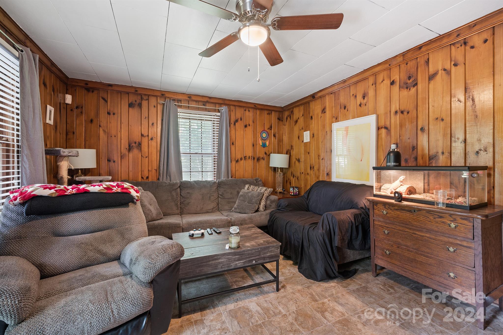 2711 Ellerwood Road Hudson, NC 28638 - Photo 5 of 19 a living room with furniture and a large window