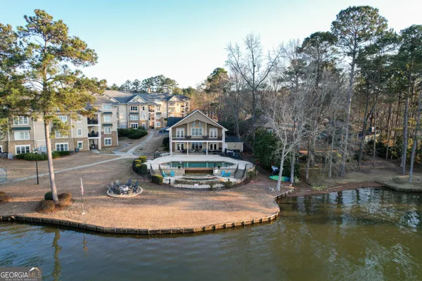 a view of a house with swimming pool