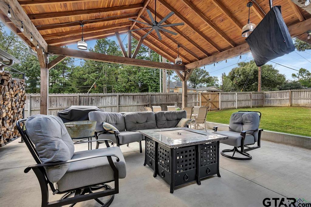 2001 Winding Run Lane Longview, TX 75605 - Photo 18 of 45 a view of a patio with swimming pool