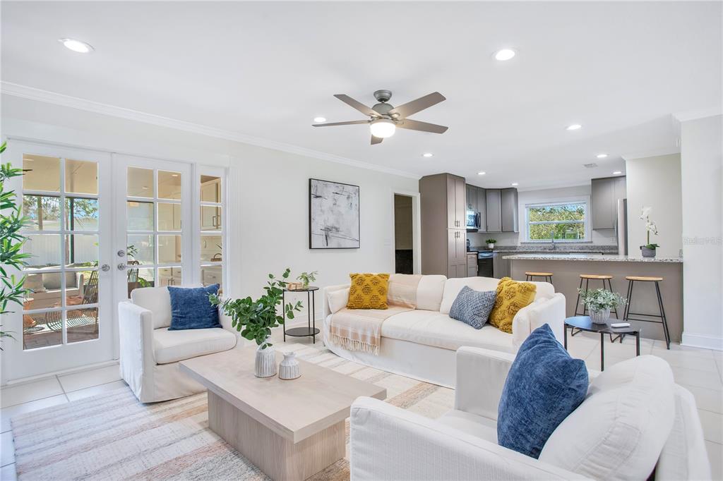 619 Marphil Loop Brandon, FL 33511 - Photo 9 of 36 a living room with furniture and kitchen view