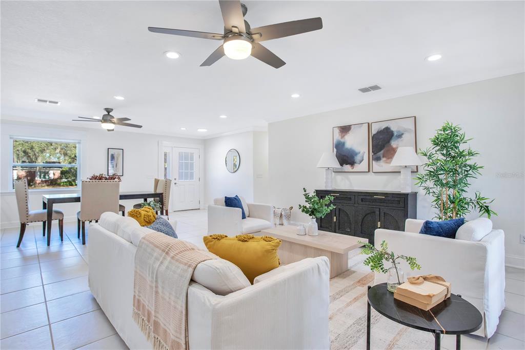 619 Marphil Loop Brandon, FL 33511 - Photo 10 of 36 a living room with furniture and a fireplace