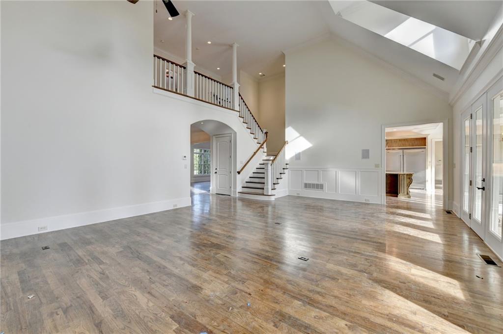 4045 Ridge Road Buford, GA 30519 - Photo 13 of 97 a view of entryway and hall with wooden floor