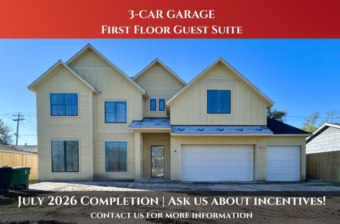 a view of a house with a small yard