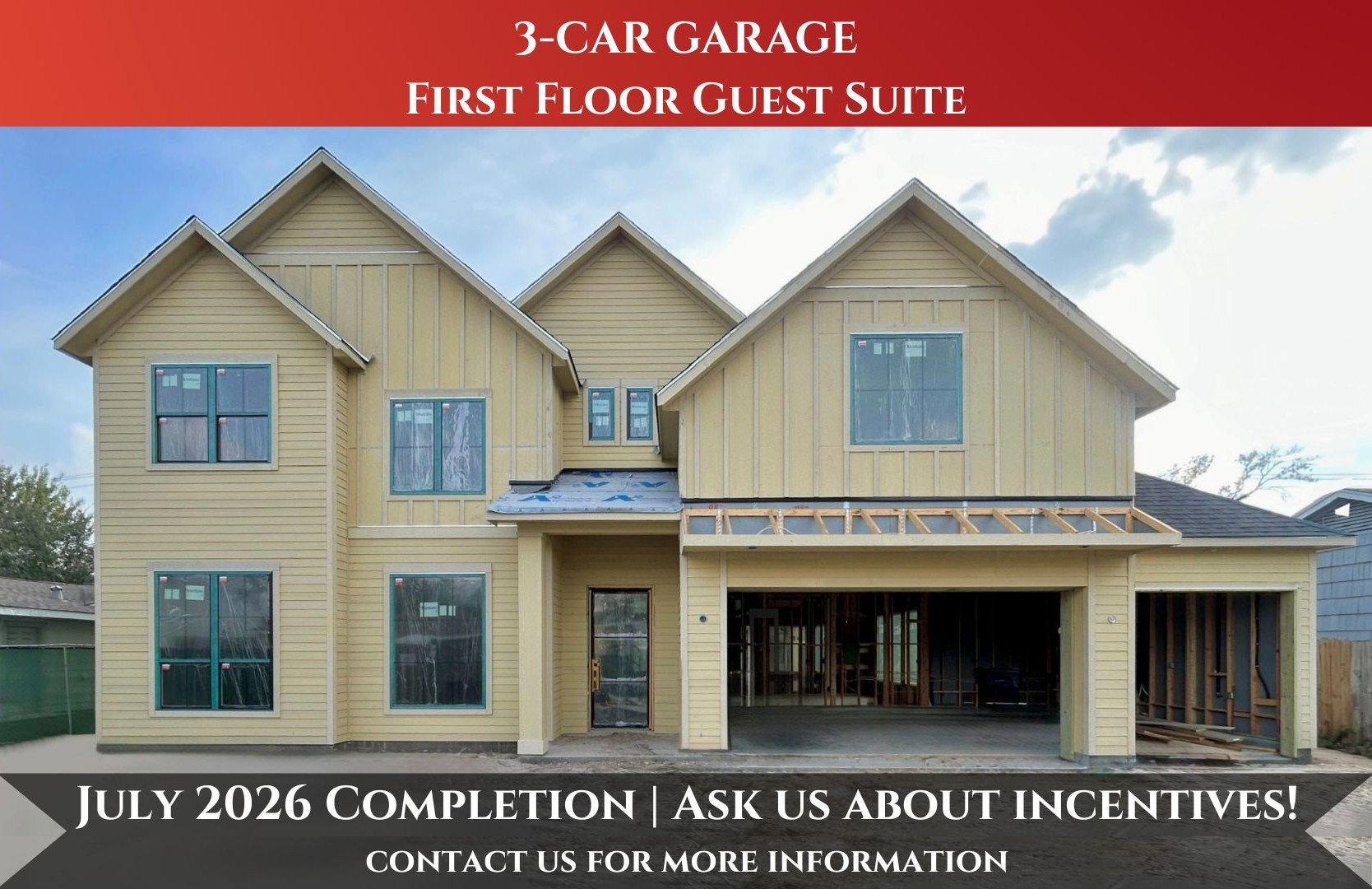 8033 Ridgeview Drive Houston, TX 77055 - Photo 6 of 36 Welcome to 8033 Ridgeview! This home will sit on a 7,521 sq ft lot offering 5-6 spacious bedrooms, 4.5 bathrooms, and a 3-car garage.