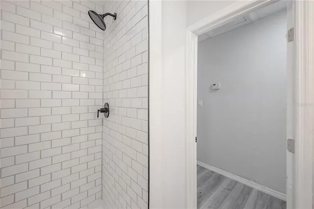 a view of a glass door with a outdoor space