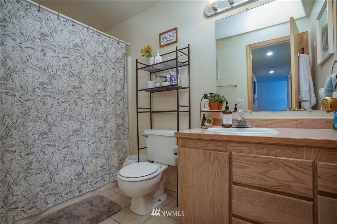 726 Roe Street Steilacoom, WA 98388 - Photo 18 of 29 a bathroom with a toilet and a sink