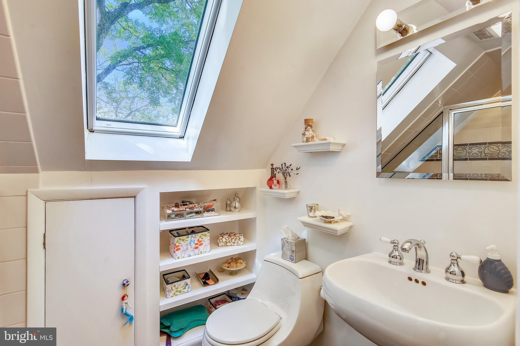 1503 Crest Road Silver Spring, MD 20902 - Photo 27 of 64 Fabulous Upper Level Full Bath with Skylight