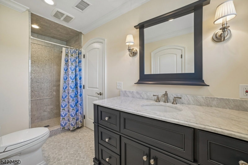 74 Noe Avenue Madison, NJ 07940 - Photo 19 of 27 a bathroom with a sink a toilet and shower