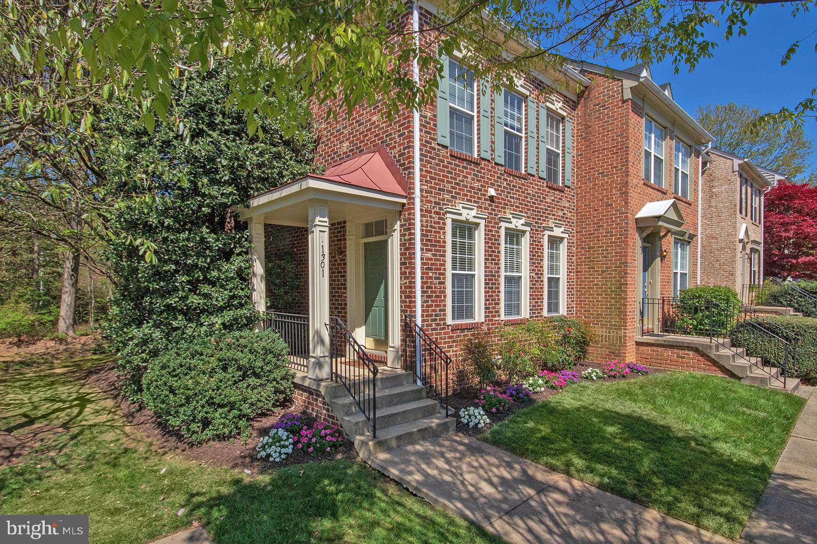 1301 Vintage Place Reston, VA 20194 - Photo 1 of 40 lovely end unit at the back of development