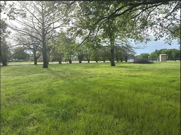 a big yard with lots of green space and trees