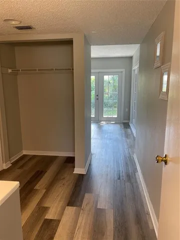 wooden floor in a gallery