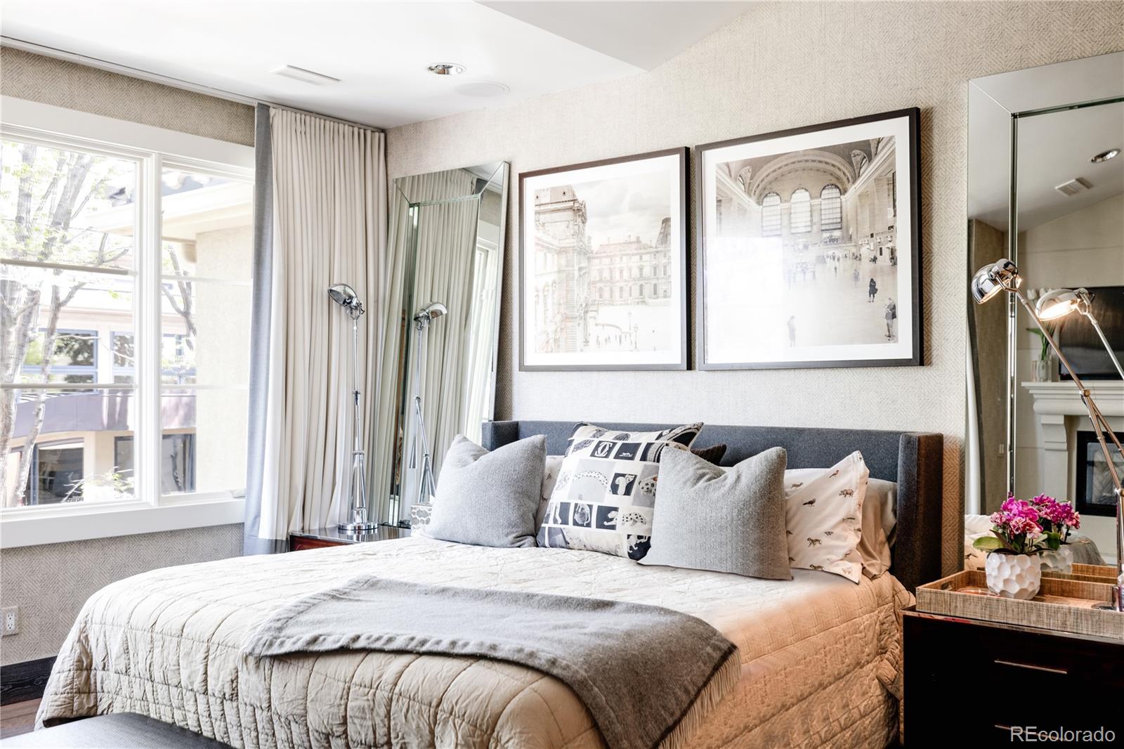 469 Cook Street Denver, CO 80206 - Photo 32 of 50 a bedroom with bed and a window